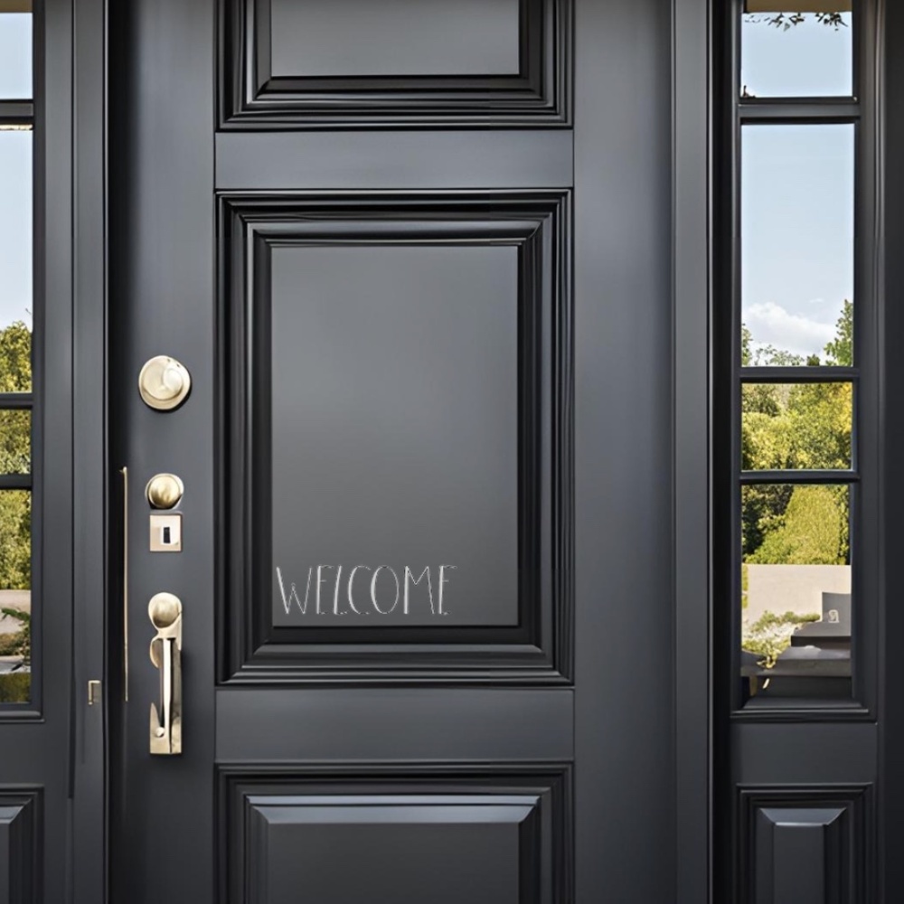 Custom Welcome Front Door Decal - Front Door Sign - Picture 7 of 10